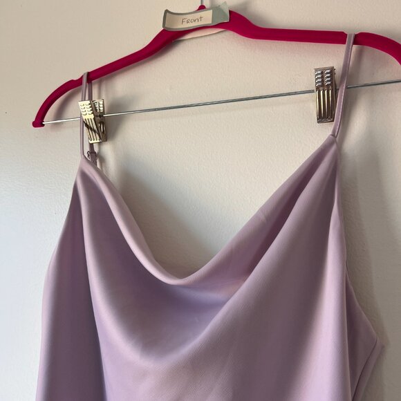 Urban Outfitters Lavender Satin Slip Dress, Spaghetti Strap, Size M, WORN ONCE - Picture 2 of 6